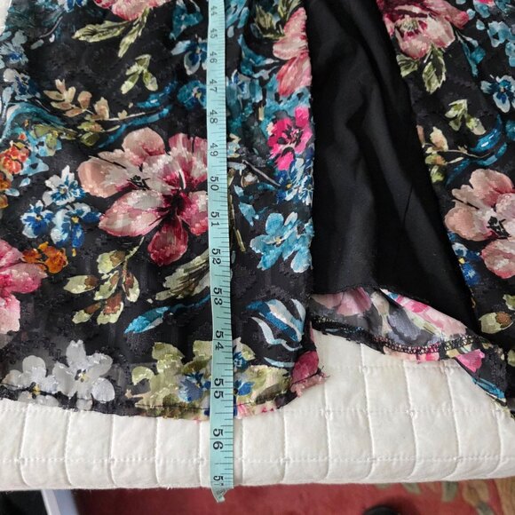 Amanda Uprichard Floral Maxi Dress With Twist Front & Spaghetti Straps M - Picture 11 of 11